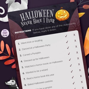 Printable Halloween Games Bundle Printable Activities Free | Etsy