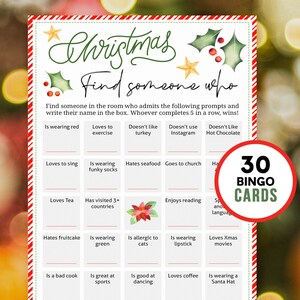 21 Christmas Games Pack | Party Printable Games for Adults | Activity ...