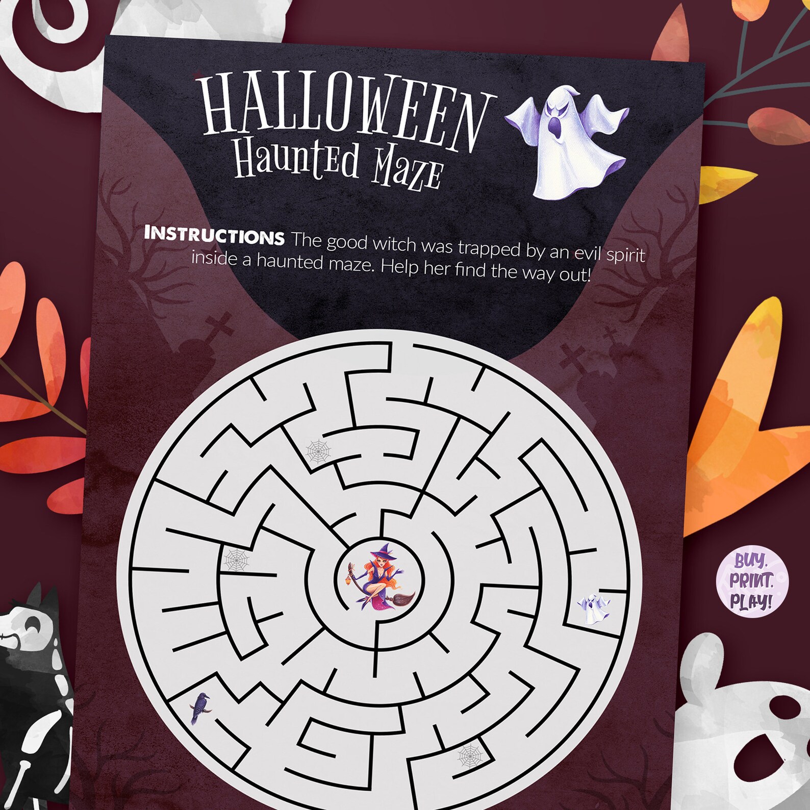 Printable Halloween Games Bundle Printable Activities Free | Etsy
