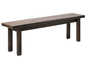 Industrial Reclaimed Dining Hallway Bench Seat Farmhouse Hardwood Timber 1.5m