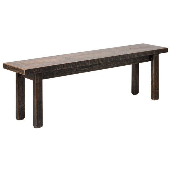 Industrial Reclaimed Dining Hallway Bench Seat Farmhouse Hardwood Timber 1.5m