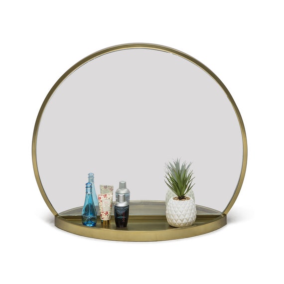 Wall Table Mirror Round Gold Dressing, Round Dressing Table Mirror