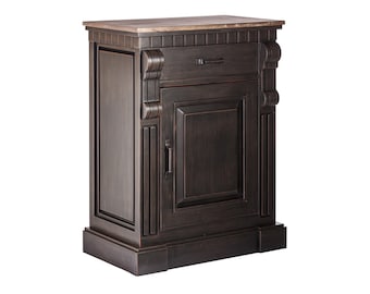 Sideboard Buffet Cabinet Storage Iron Rustic Wood Bedroom Living
