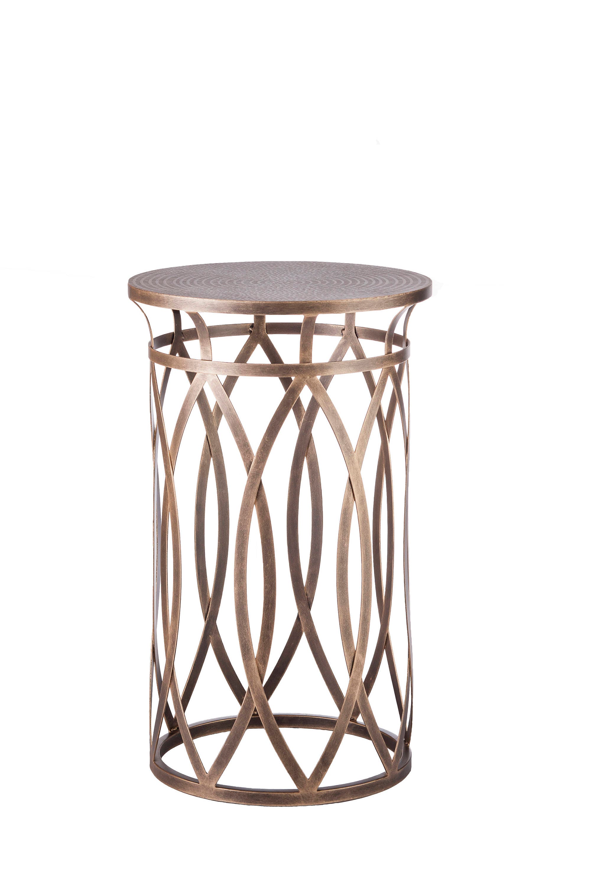 End Table Side Table With Cross Designer Legs and Engraved Top Etsy