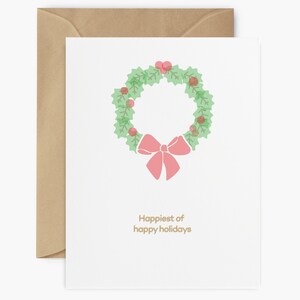 Conjunto de cartões de boas festas | Cartão de Natal, cartão de Natal fofo, cartão de Natal, minimalista, conjunto de cartões de Natal, as mais felizes das boas festas