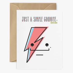 Carte d'adieu, carte de voeux mignonne, carte à plus tard, carte de congé, carte de départ, carte de déménagement, carte de retraite