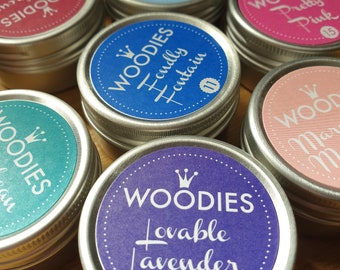 WOODIES/® Christmas Themed Stamp Kit with Stamp Pad Ink Tins