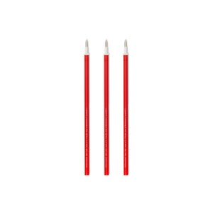Legami Erasable Gel Pen Refills, Sets of 3, Craft Room Office Stationery Supply Red Gel Pen Refill