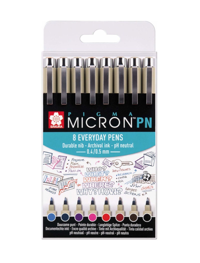Sakura Pigma Micron Pigment Fineliner Pens 0.3/0.5mm/graphic Black
