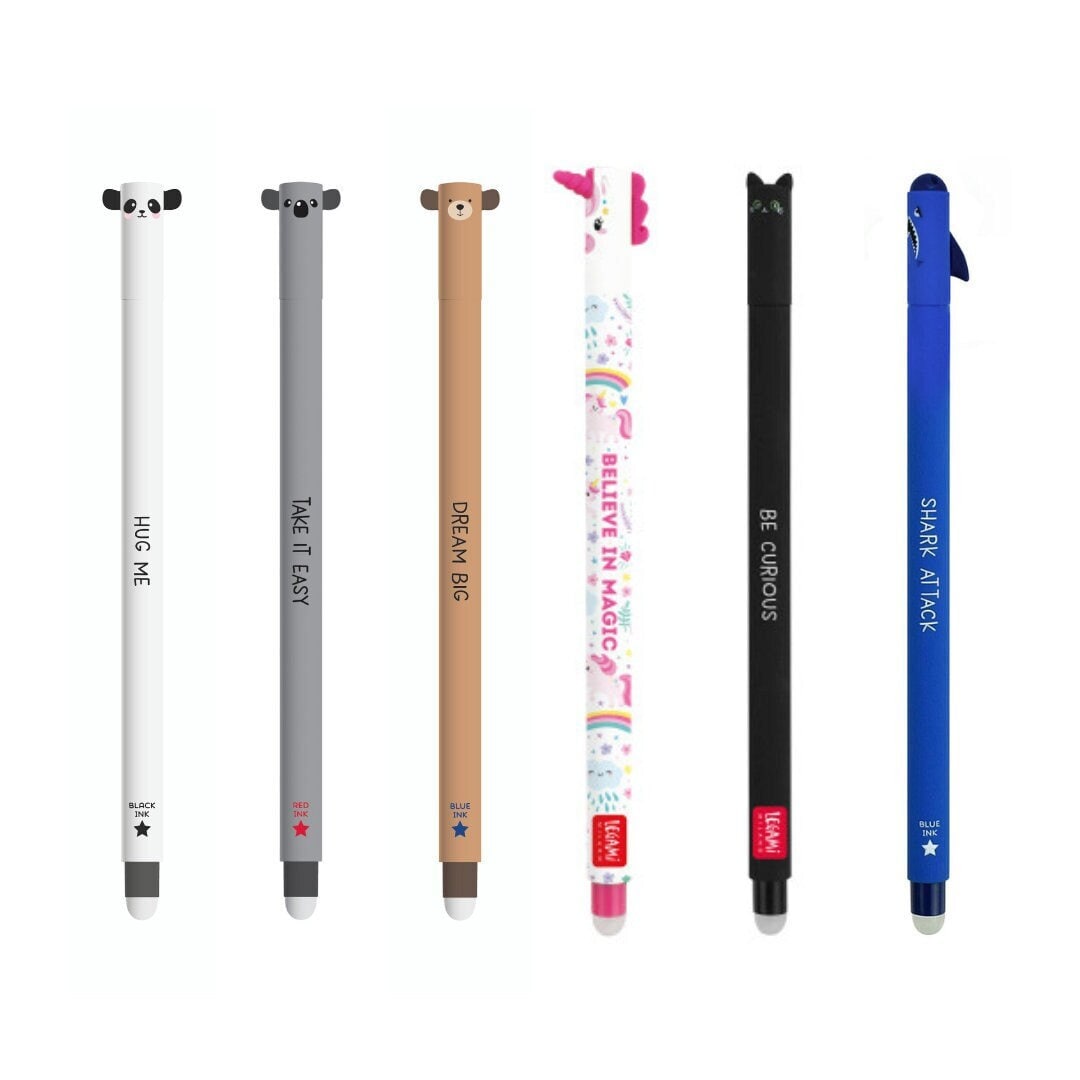 MUJI Smooth Gel Ink Retractable Ballpoint Pen / Refill 0.5mm / PackRefill /  5 / Blue Black