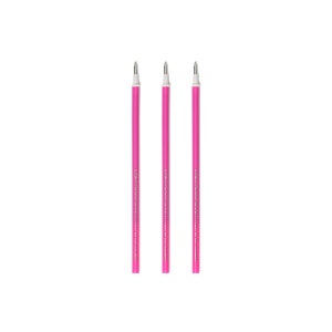 Legami Erasable Gel Pen Refills, Sets of 3, Craft Room Office Stationery Supply Pink Gel Pen Refill
