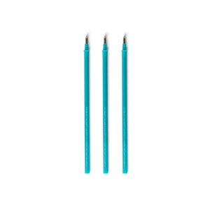 Legami Erasable Gel Pen Refills, Sets of 3, Craft Room Office Stationery Supply Turquoise Gel Refill