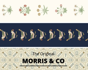 William Morris & Co Nature Washi Tape, MT Masking Tape, Flower Plant Bird Planner Tape, Paper Crafts, Arts and Crafts Movement