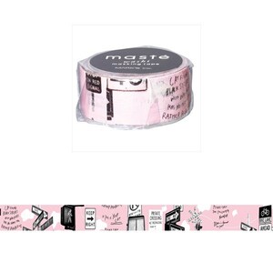 Neon Pink Stripe Washi Tape Maste