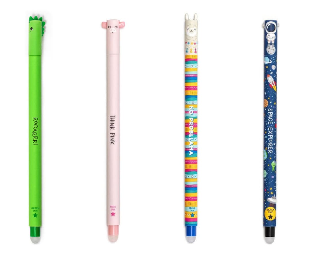 LEGAMI Set of 3 Erasable Gel Pens – Wild Savannah