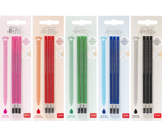 Legami - Pack de 3 recharges pour stylo gel effaçable - pourpre Pas Cher