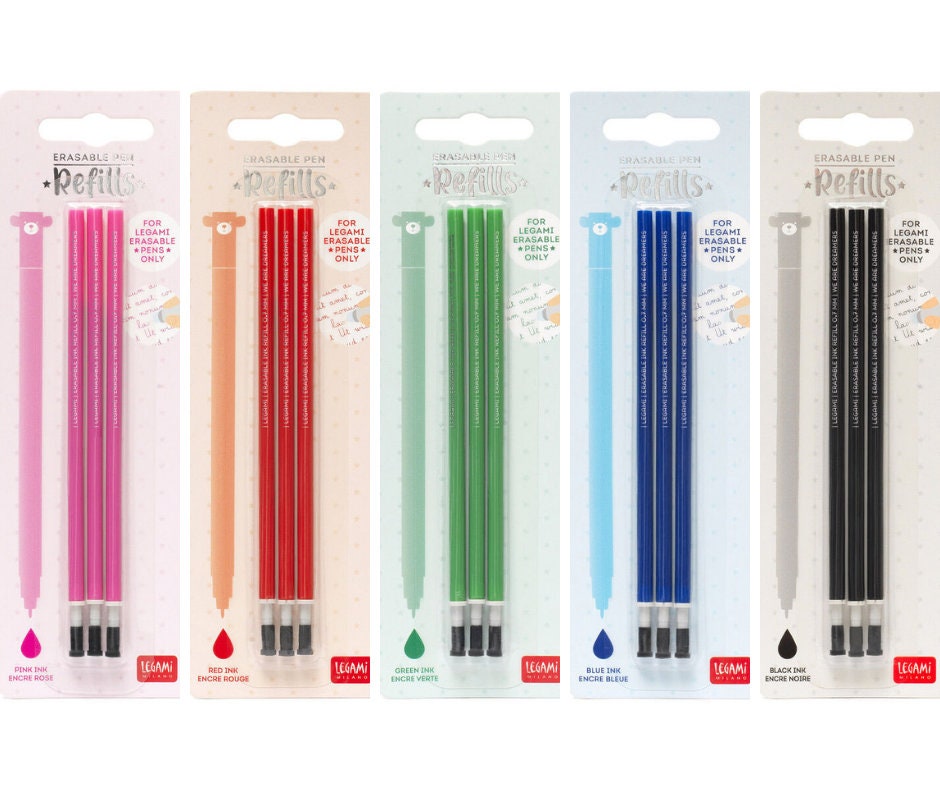 Set of 3 erasable gel pens hallo 0 Legami Milano | Futurartshop