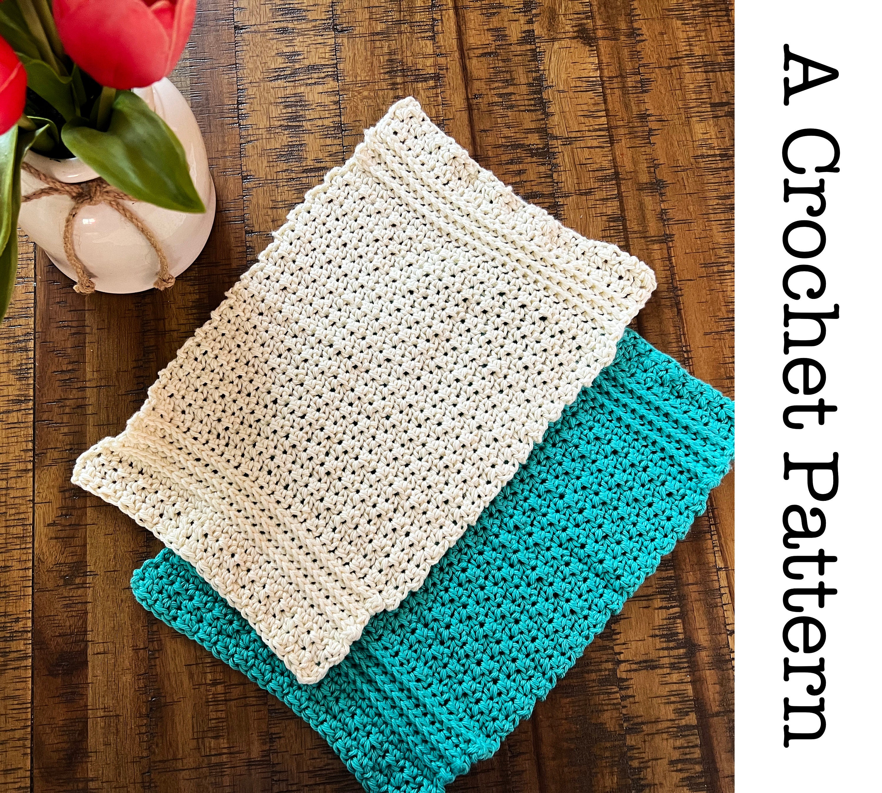 Easy Crochet Dish Towel | Crochet Pattern