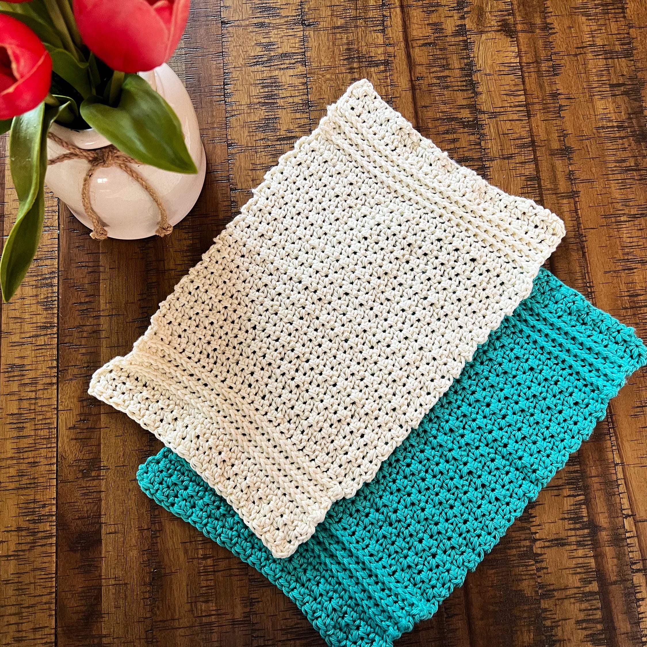 Easy Crochet Dish Towel Crochet Pattern Etsy