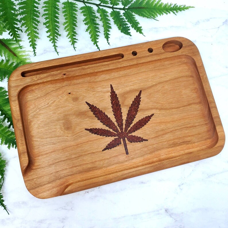 Rolling Tray Wood Rolling Tray Rolling Tray Wooden Resin Etsy