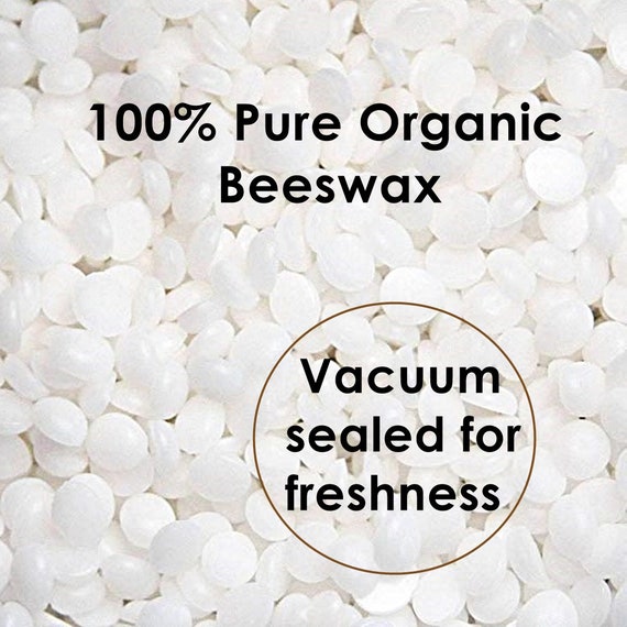 White 100% Beeswax Pastilles Product of USA – Bulk Naturals
