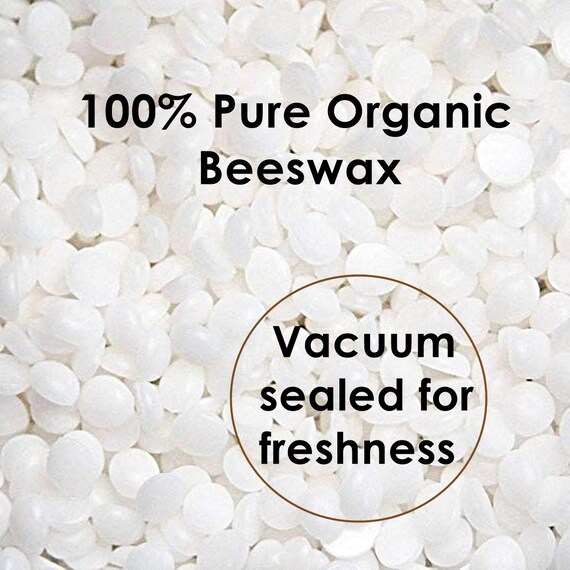 USA Organic White Beeswax 100% Pure & Natural Choose 8 oz | Etsy
