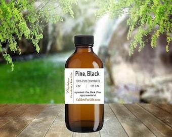 Pine Black Pure Essential Oil: Therapeutic, Aromatherapy, Bath and Body Uses