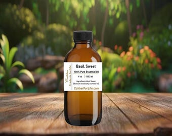SWEET BASIL Pure Essential Oil Organic Certified Distiller Direct!