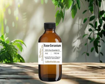 Rose Geranium Organic Distiller Direct Pure Essential Oil