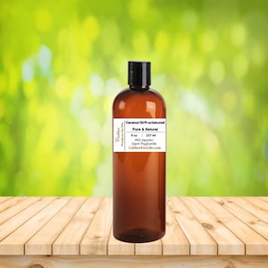 Coconut Oil, Liquid Fractionated Organic (MCT) - Sizes: 4 oz to 35 lbs - Highest Quality