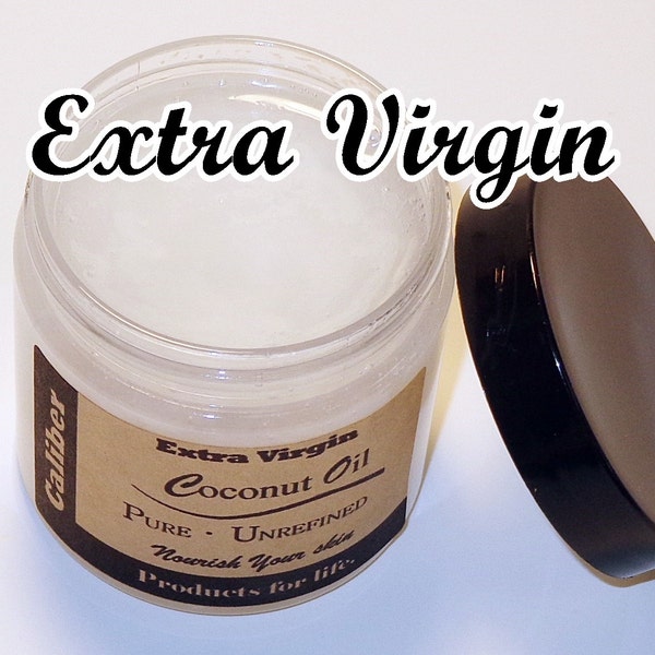 Extra Virgin COCONUT OIL | Fresh, Pure, Creamy | Lush Coconut Aroma | Unrefined, High Grade | Fast Shipping | Choose size | Bulk Sizes