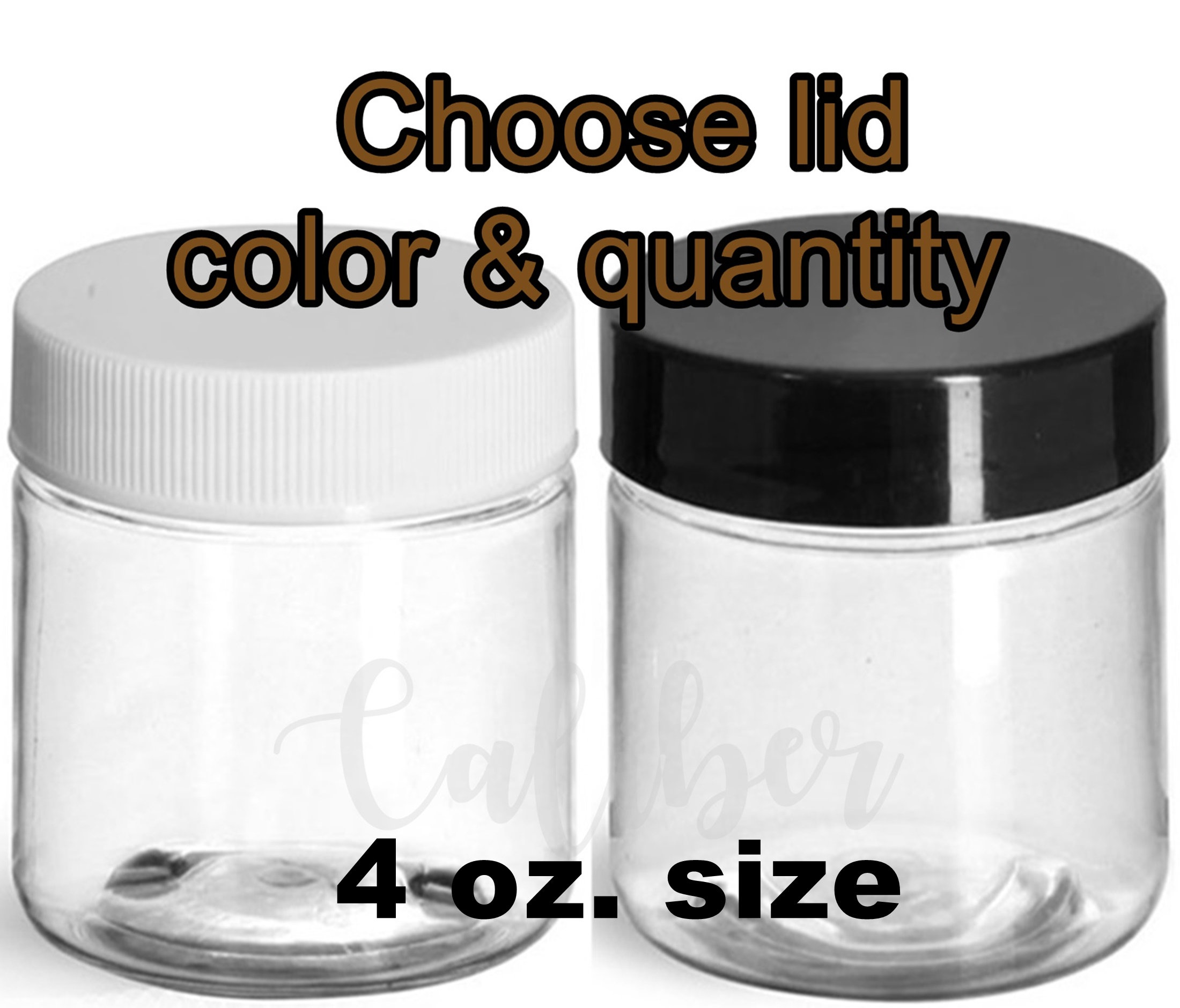 4 oz Cobalt Pet Plastic Refillable Low Profile Jar with Clear Flip Top (12 Pack), Men's, Size: 4oz, Pink