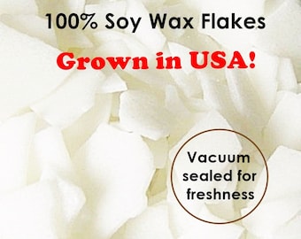 USA Pure Soy Candle Wax Flakes | Golden Brands 444 | Easy Clean Up