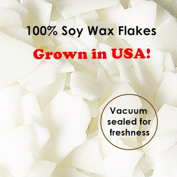USA Pure Soy Candle Wax Flakes | Golden Brands 444 | Easy Clean Up!  Fast Shipping: Priority Mail + Tracking | DIY Candle Making Supplies