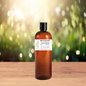 True Virgin MORINGA OIL | Natural, Pure, Cold Pressed, Chemical Free | Hair, Soap, Lotion, Lip Balm Product Supplies