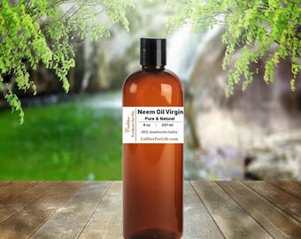 Virgin Neem Oil: Unrefined, Cold-Pressed for Skincare & Hair