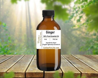 GINGER Essential Oil: Organic Certified DISTILLER DIRECT ! Pure Undiluted