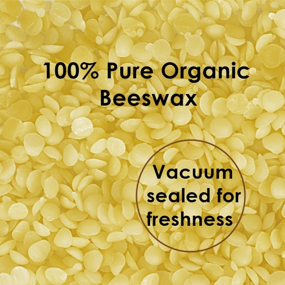 8 Oz YELLOW BEESWAX Bees WAX Organic Pastilles Beads Premium Prime