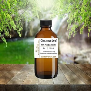 Cinnamon Leaf Pure Organic Essential Oil for Therapeutic & Aromatherapy, DIY Lotion, Soap, Candles, Natural Scents - Undiluted - Fast Ship
