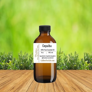 COPAIBA Essential Oil | Pure & Undiluted | Full strength for soap, lotion, massage oil, diffuser, topical use, aromatherapy