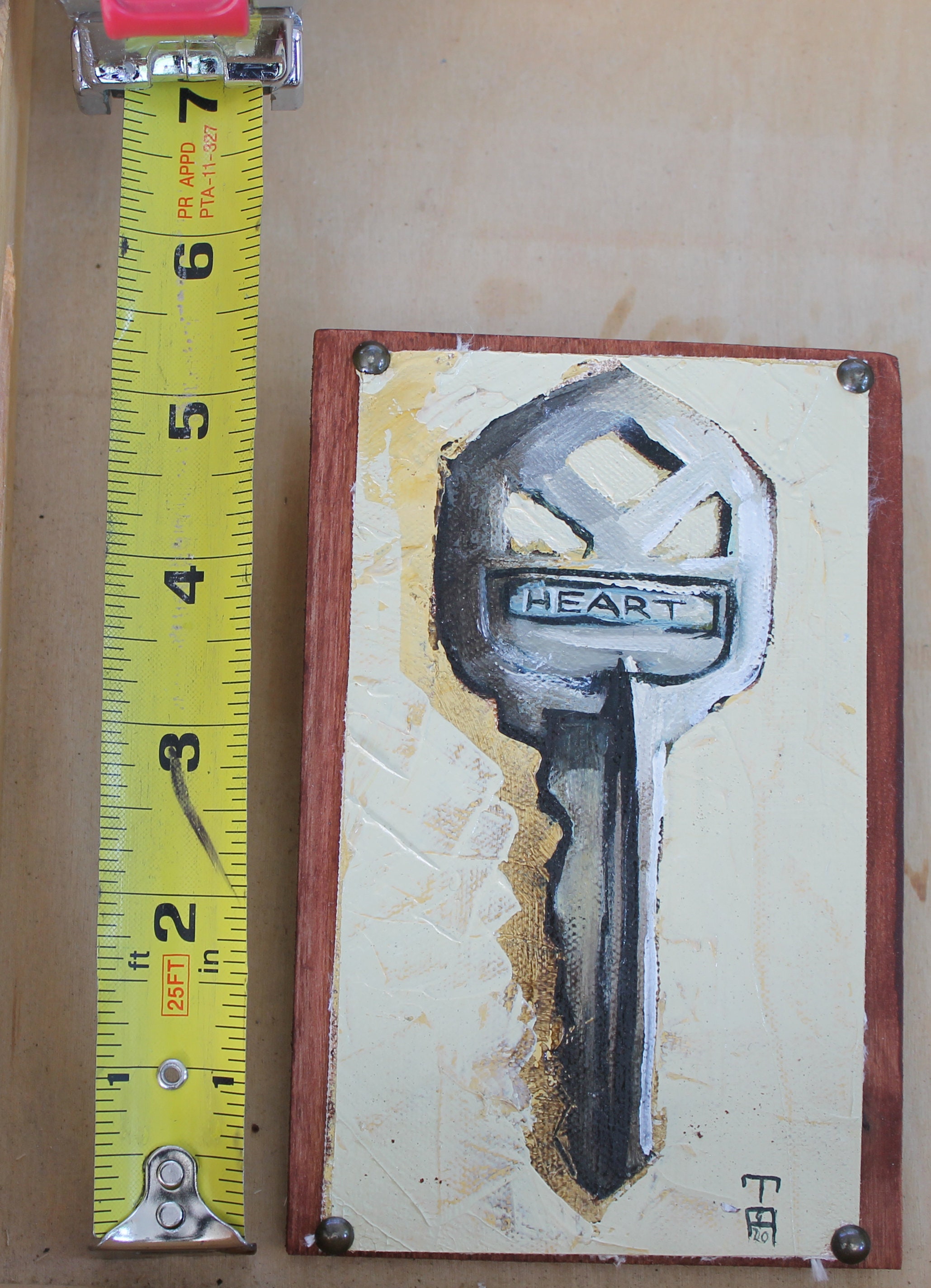 Miniature Oil on Canvas KEY Painting / Small painting on Etsy