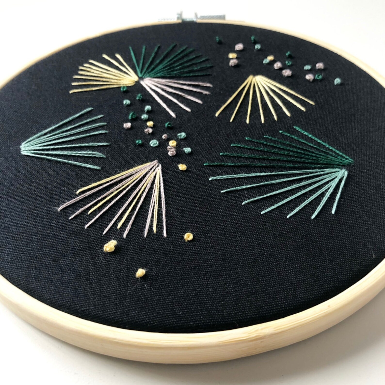 Embroidered wall hanging. Embroidered art. Embroidery. Wall Etsy