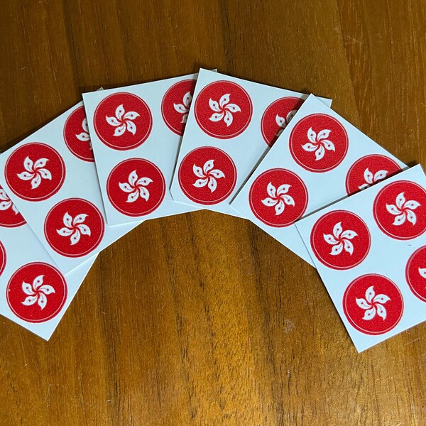 Hong Kong Stickers Etsy