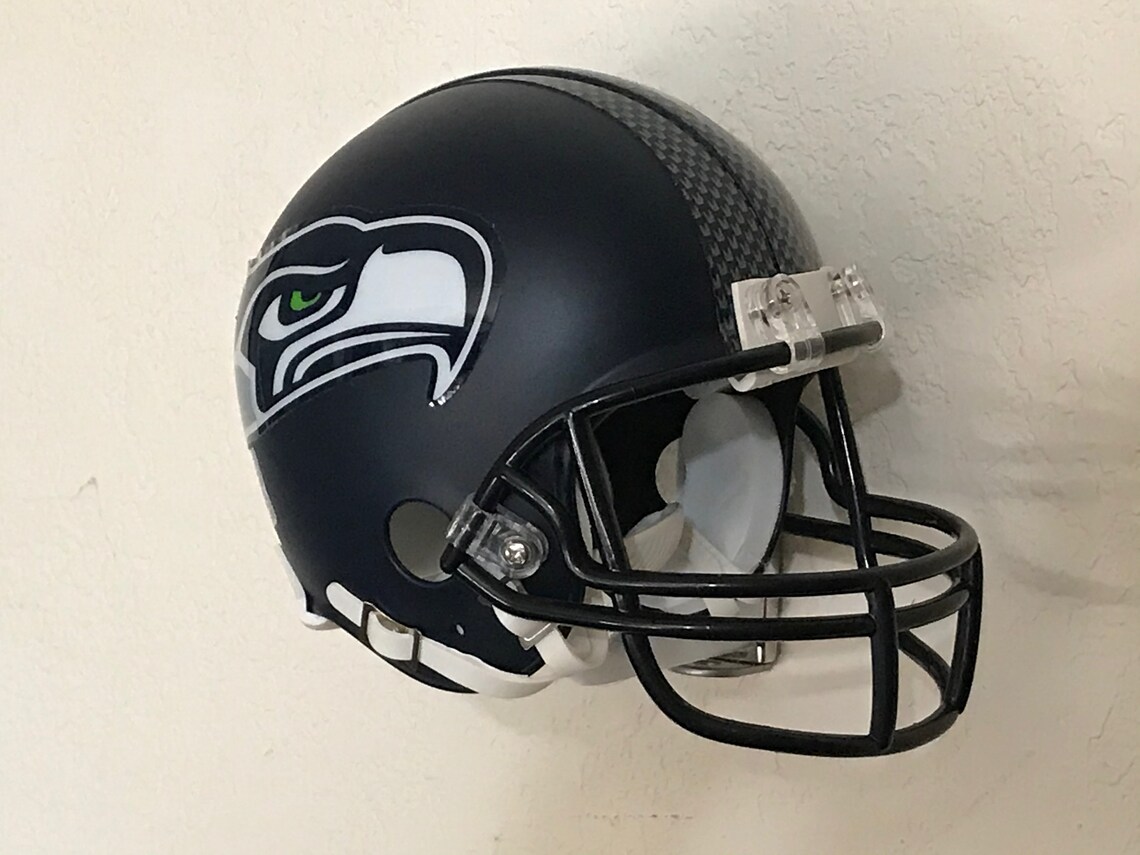 Seattle Seahawks Riddell NFL Mini Helmet w/ Wall Mount Etsy