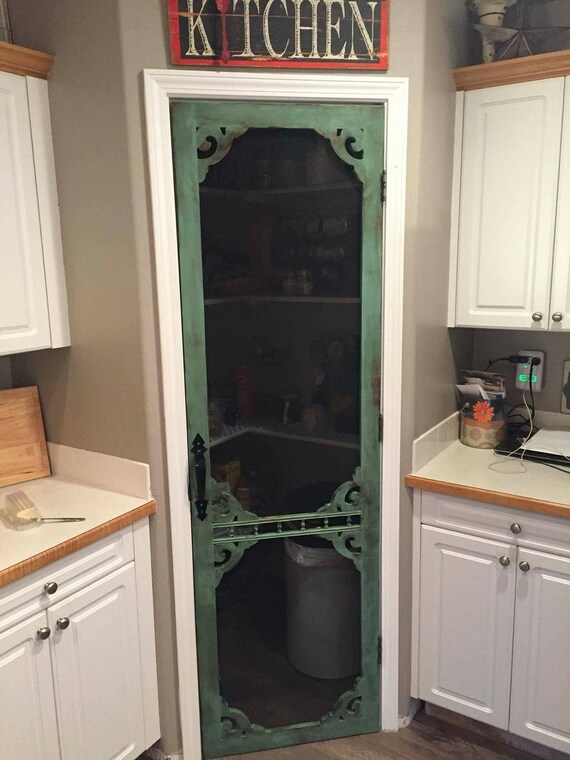 Elegant Antique Vintage Pantry Kitchen Home Decor Screen Etsy