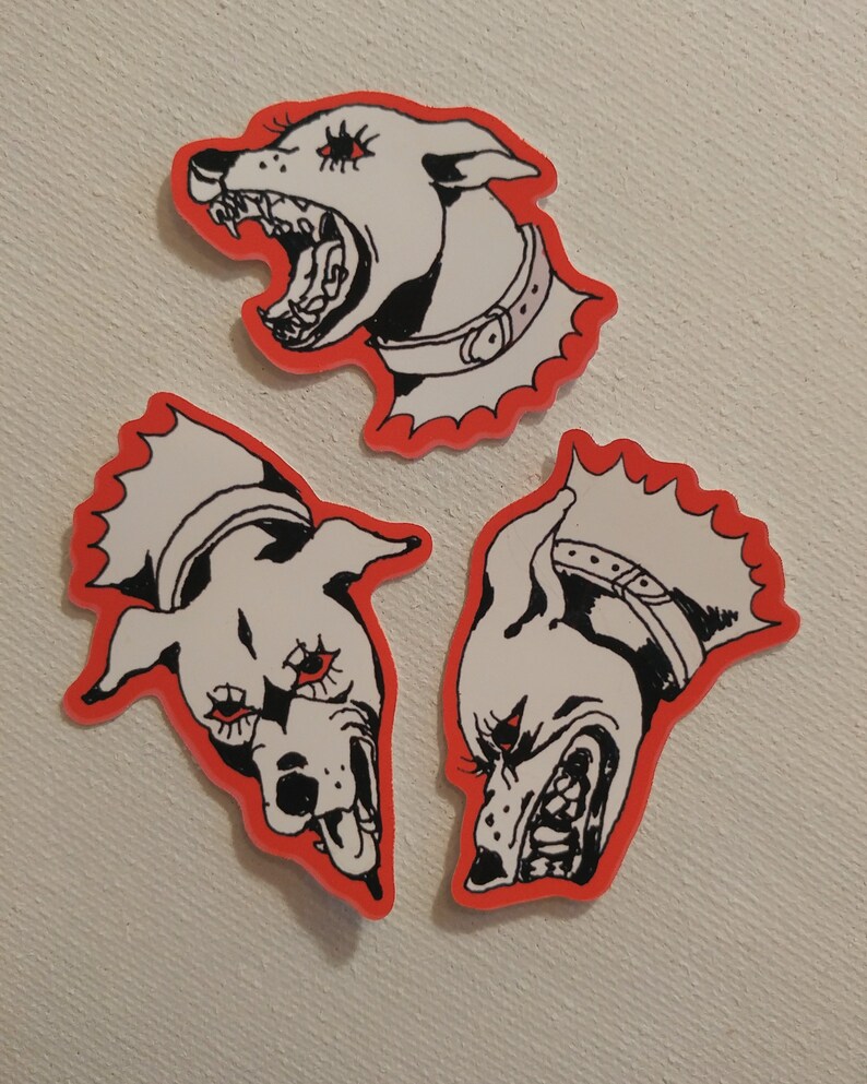 MEAN MUGS Art Sticker Set Etsy