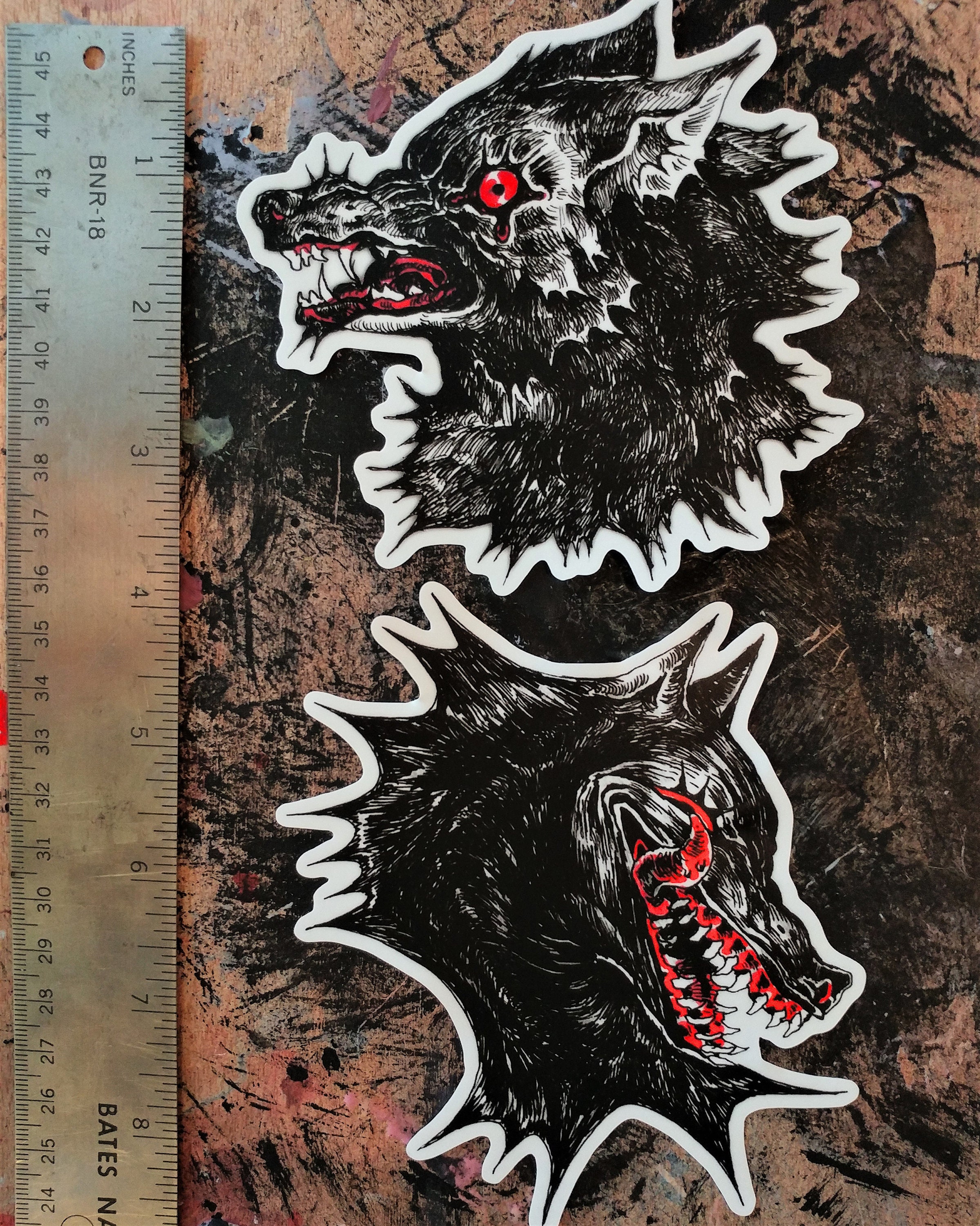 MEAN MUGS Vinyl Sticker Sheet Etsy