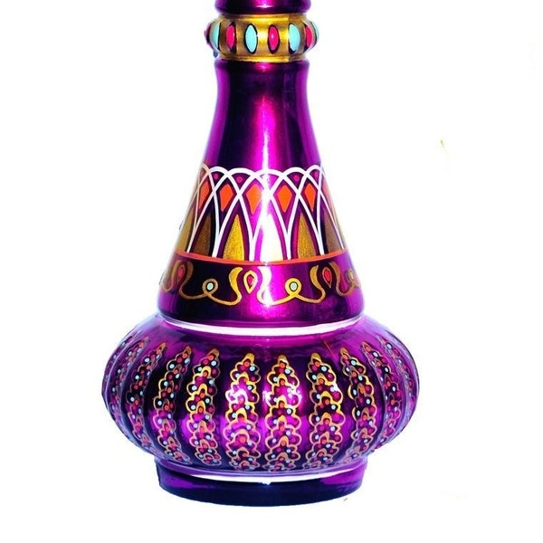 I Dream of Jeannie, 2. Staffel, verspiegelte MULBERRY/Purple Genie/Jeannie-Flasche von Künstler Mario AC Della Casa, Sonderedition zum 57-jährigen Jubiläum