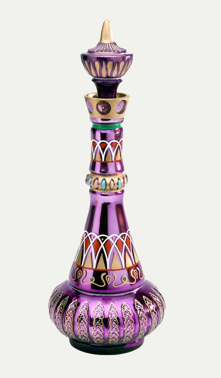 I Dream of Jeannie Bottle From Mario AC Della Casa Second Season Glass  MIRRORED 57th Anniversary Bottle Special Edition 