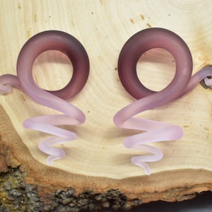 Medusa Spiralglas Paar